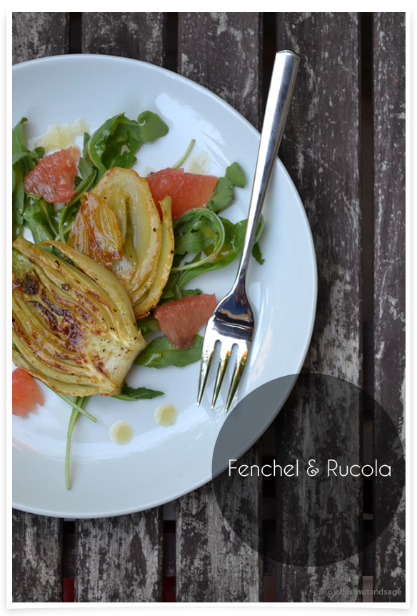 Gebratener Fenchel mit Rucolasalat – Chestnut &amp; Sage