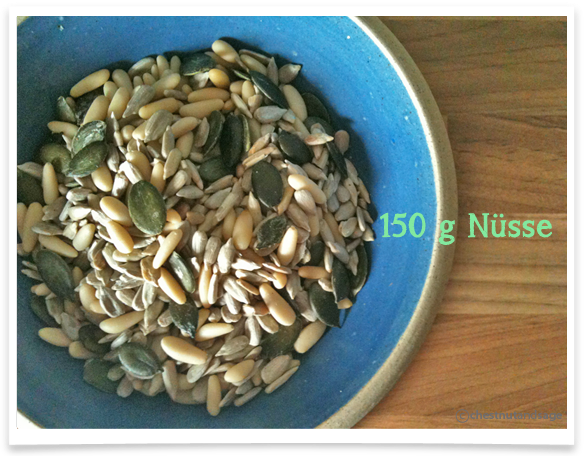 150g Nüsse