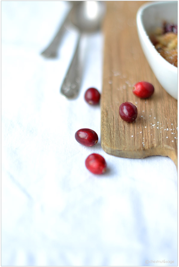 Apfel-Cranberry-Crumble | chestnutandsage.de