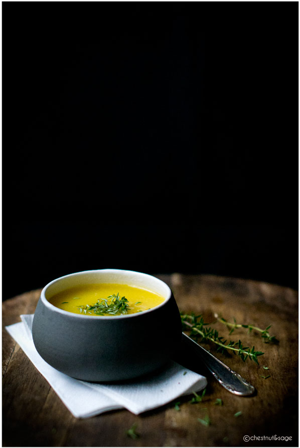 Garlic Pumpkin Soup | chestnutandsage.de