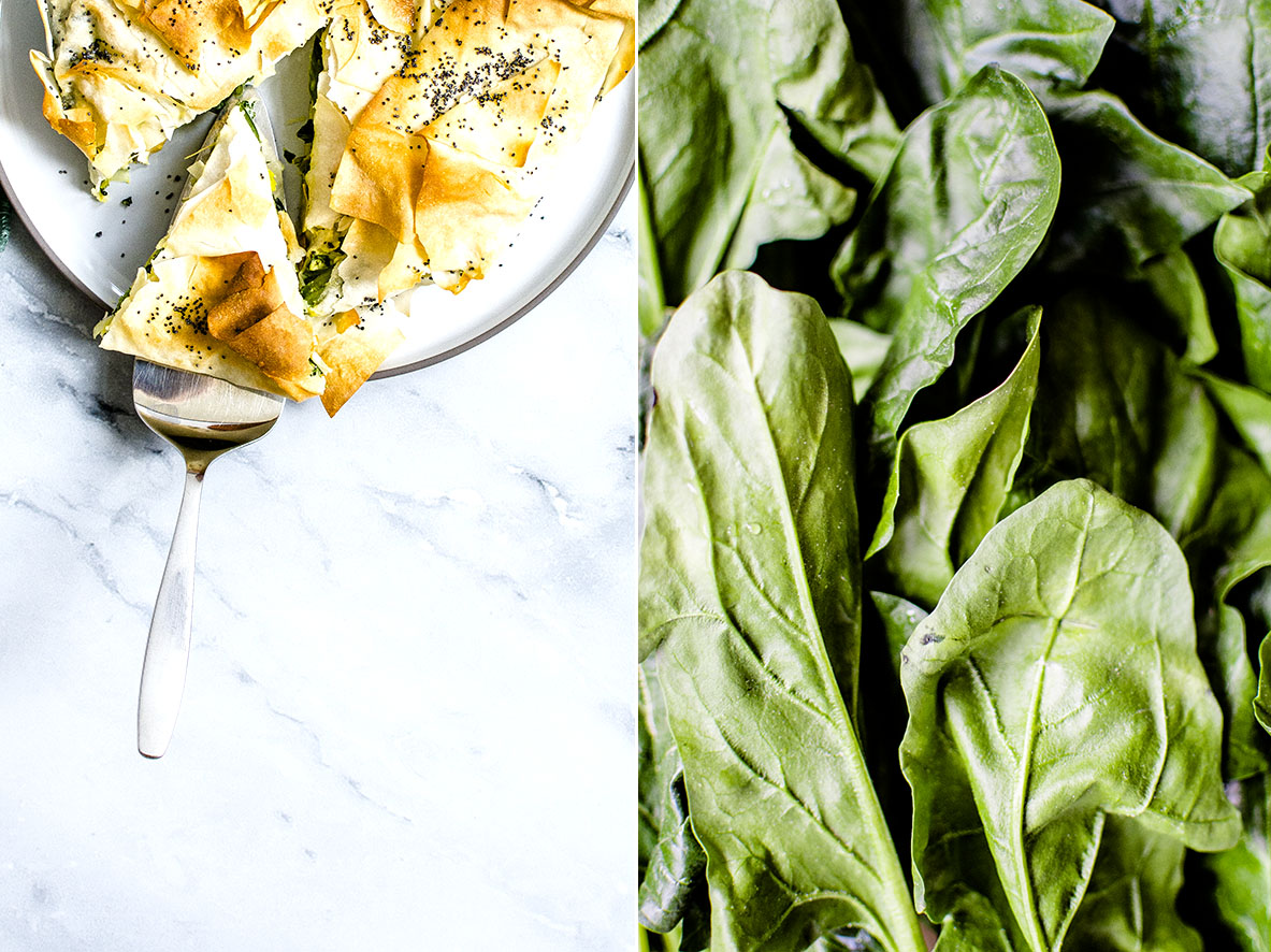 Spanakopita mit Spinat, Lauch und Feta | chestnutandsage.de