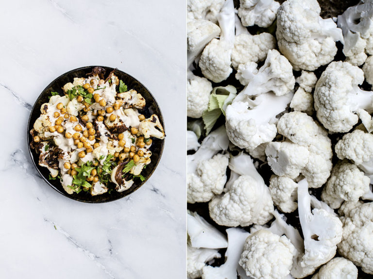 Die Kurve kriegen: Blumenkohl mit Tahini-Dressing – Chestnut &amp; Sage